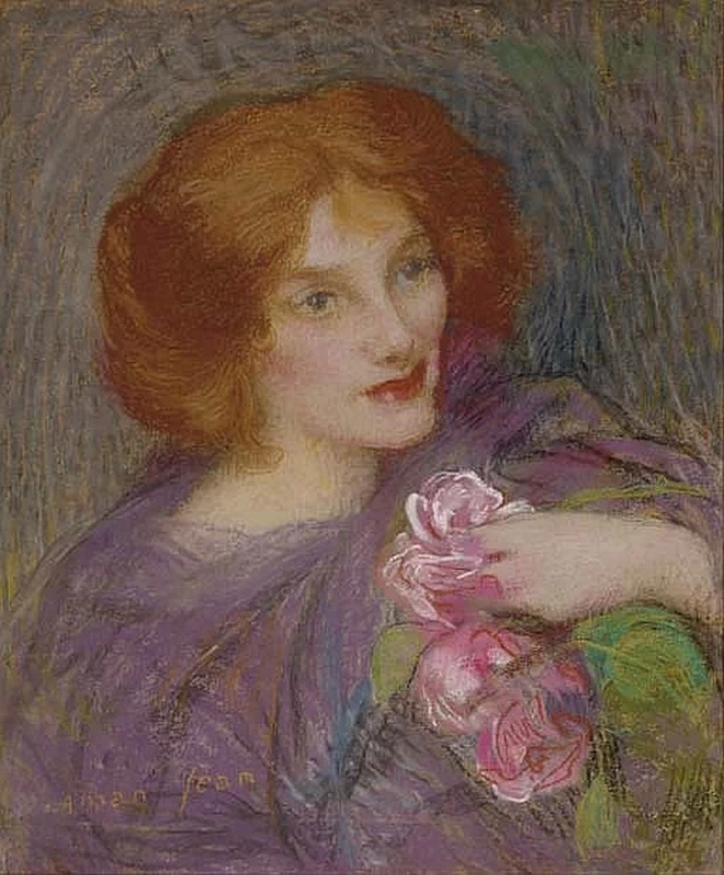 Giovane bellezza con fiori